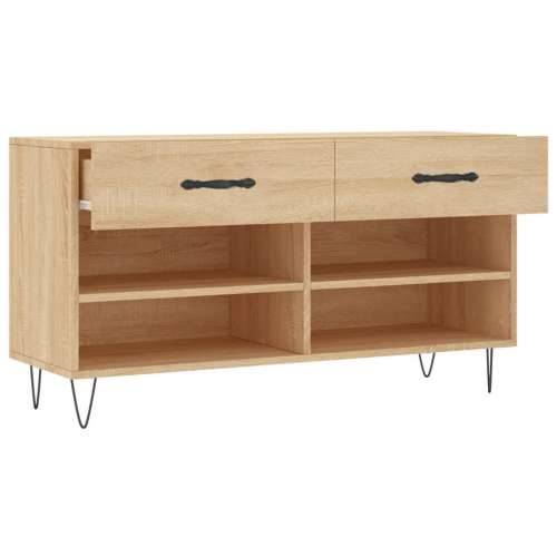 Klupa za cipele boja hrasta 102 x 35 x 55 cm konstruirano drvo - sonoma hrast 1 Cijena