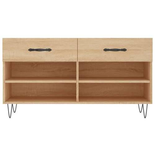Klupa za cipele boja hrasta 102 x 35 x 55 cm konstruirano drvo - sonoma hrast 1 Cijena