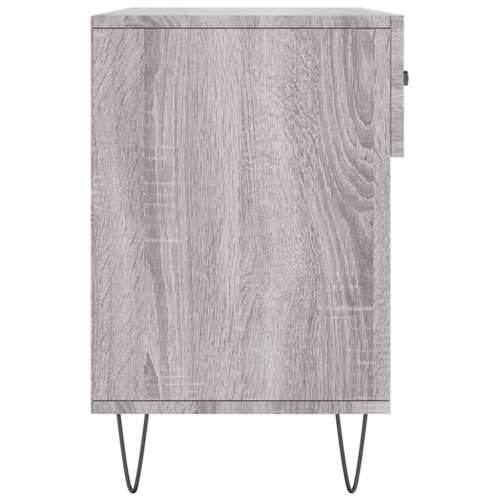 Klupa za cipele siva boja hrasta 102x35x55 cm konstruirano drvo - Sivi hrast sonoma 1 Cijena