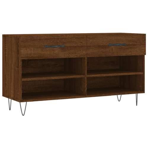 Klupa za cipele smeđa boja hrasta 102x35x55cm konstruirano drvo Smeđi hrast 1 Cijena