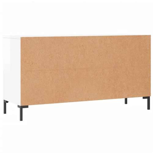 Klupa za cipele sjajna bijela 102x35x55 cm konstruirano drvo - Visoko sjajno bijela 1 Cijena