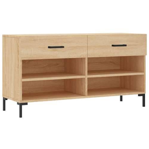 Klupa za cipele boja hrasta 102 x 35 x 55 cm konstruirano drvo - sonoma hrast 1 Cijena