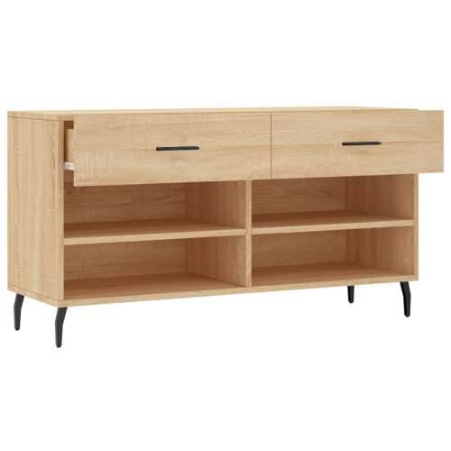 Klupa za cipele boja hrasta 102 x 35 x 55 cm konstruirano drvo - sonoma hrast 1 Cijena