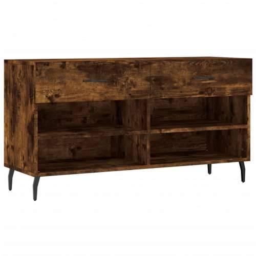 Klupa za cipele boja hrasta 102 x 35 x 55 cm konstruirano drvo - Dimljeni hrast 1 Cijena