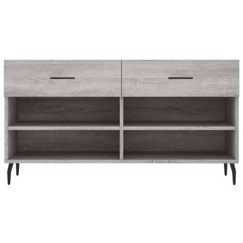 Klupa za cipele siva boja hrasta 102x35x55 cm konstruirano drvo - Sivi hrast sonoma 1 Cijena
