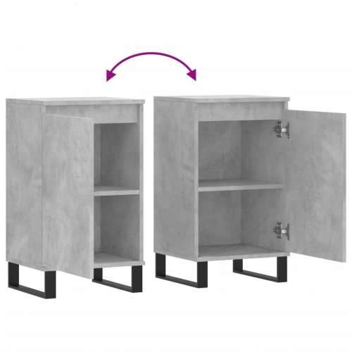 Komode 2 kom boja betona 40 x 35 x 70 cm od konstruiranog drva - Beton siva 2 Cijena