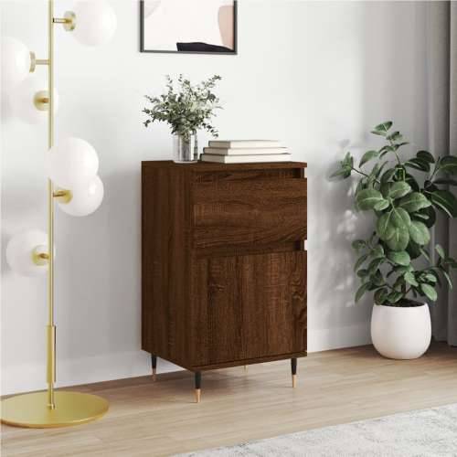 Komoda boja smeđeg hrasta 40 x 35 x 70 cm od konstruiranog drva - Smeđi hrast 1 Cijena