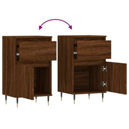 Komoda boja smeđeg hrasta 40 x 35 x 70 cm od konstruiranog drva - Smeđi hrast 1 Cijena