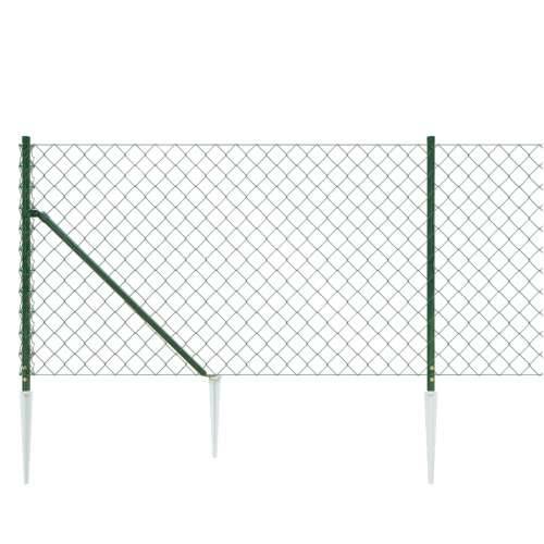 Žičana ograda sa šiljastim držačima zelena 0,8 x 10 m Cijena