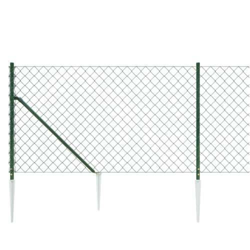 Žičana ograda sa šiljastim držačima zelena 1 x 25 m Cijena