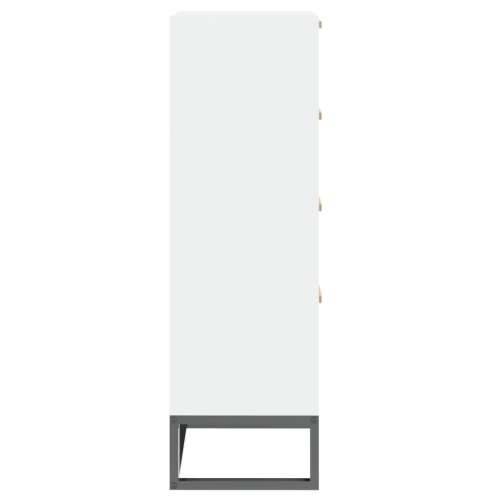 Visoka komoda bijela 40 x 30 x 95 cm od konstruiranog drva - Bijela 1 Cijena