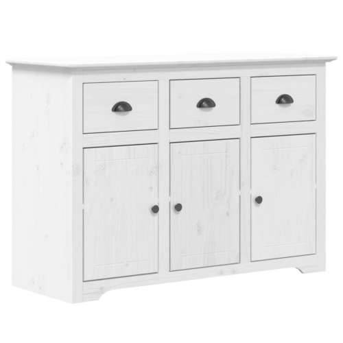 Komoda BODO bijela 115,5 x 44 x 80 cm od masivne borovine - Bijela 1 Cijena