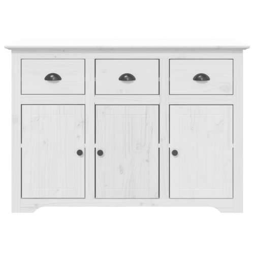 Komoda BODO bijela 115,5 x 44 x 80 cm od masivne borovine - Bijela 1 Cijena