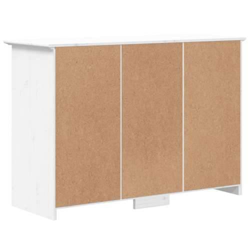 Komoda BODO bijela 115,5 x 44 x 80 cm od masivne borovine - Bijela 1 Cijena
