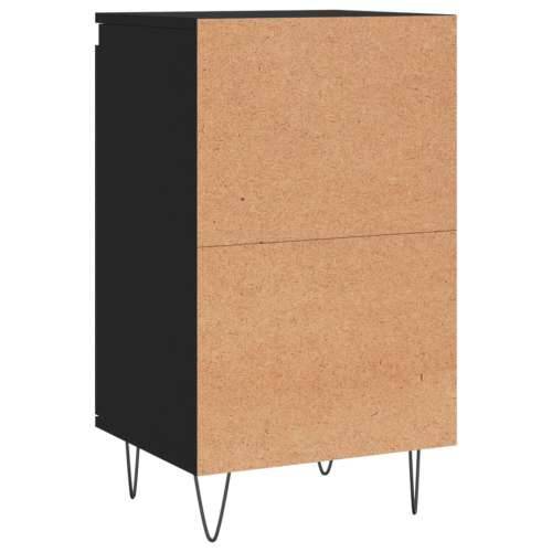 Komode 2 kom crne 40 x 35 x 70 cm od konstruiranog drva - Crna 2 Cijena