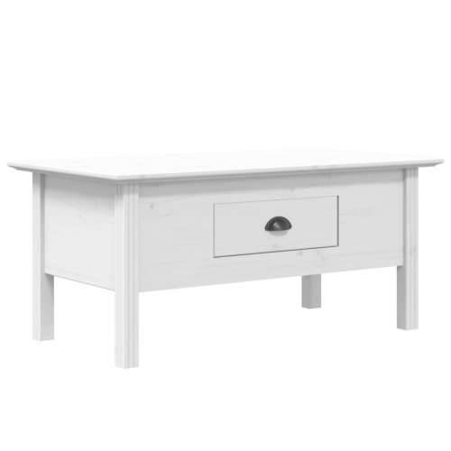 Stolić za kavu BODO bijeli 100 x 55 x 46 cm od masivne borovine - Bijela 1 Cijena
