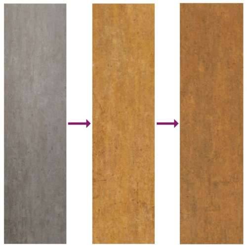 Vrtni zidni ukras 105x55 cm čelik CORTEN uzorak javorovog lišća Cijena