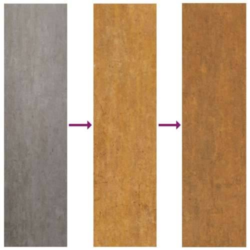 Vrtni zidni ukras 55x55 cm čelik CORTEN uzorak javorovog lišća Cijena