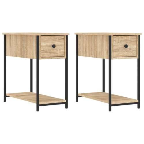 Noćni ormarići 2 kom boja hrasta 30x60x60 cm konstruirano drvo - sonoma hrast 2 Cijena