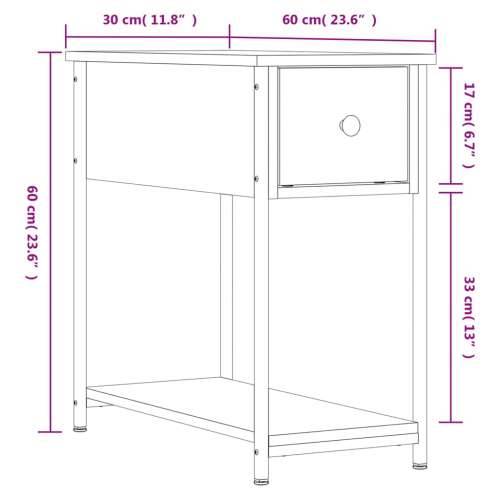 Noćni ormarići 2 kom boja hrasta 30x60x60 cm konstruirano drvo - sonoma hrast 2 Cijena