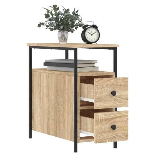 Noćni ormarići 2 kom boja hrasta 30x60x60 cm konstruirano drvo - sonoma hrast 2 Cijena