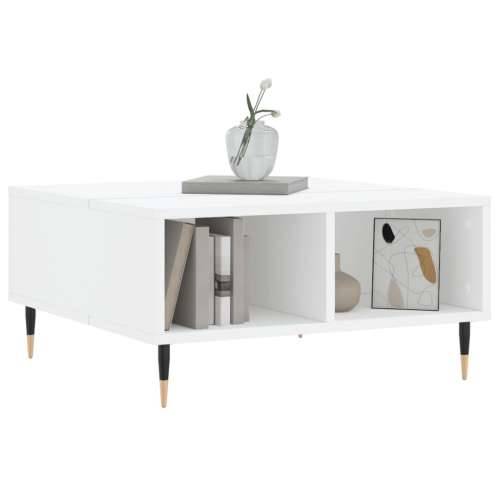 Stolić za kavu bijeli 60 x 60 x 30 cm od konstruiranog drva - Bijela 1 Cijena