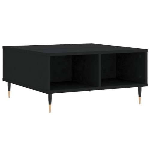 Stolić za kavu crni 60 x 60 x 30 cm od konstruiranog drva - Crna 1 Cijena