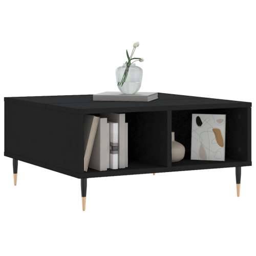 Stolić za kavu crni 60 x 60 x 30 cm od konstruiranog drva - Crna 1 Cijena