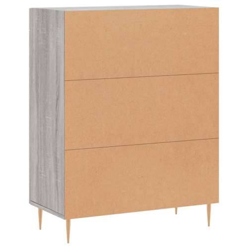 Komoda boja hrasta sonome 69,5 x 34 x 90 cm konstruirano drvo Sivi hrast sonoma 1 Cijena