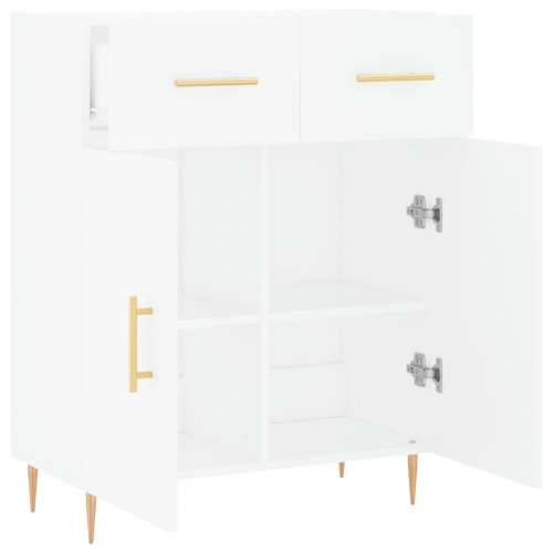 Komoda bijela 69,5x34x90 cm od konstruiranog drva Bijela 1 Cijena
