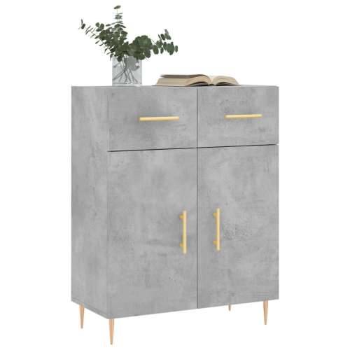 Komoda siva boja betona 69,5x34x90 cm od konstruiranog drva Beton siva 1 Cijena