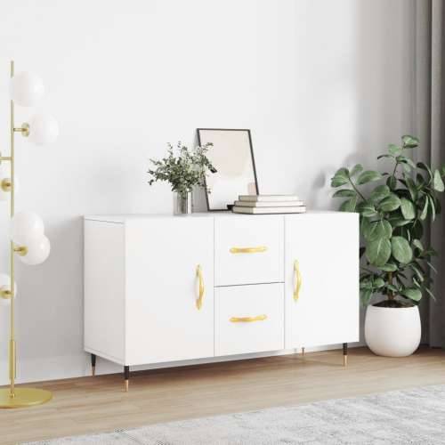 Komoda bijela 100x36x60 cm od konstruiranog drva - Bijela 1 Cijena