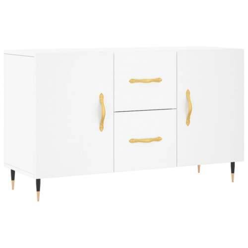 Komoda bijela 100x36x60 cm od konstruiranog drva - Bijela 1 Cijena