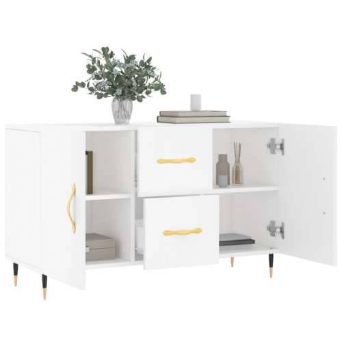 Komoda bijela 100x36x60 cm od konstruiranog drva - Bijela 1 Cijena