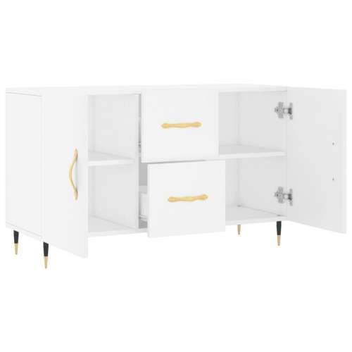 Komoda bijela 100x36x60 cm od konstruiranog drva - Bijela 1 Cijena