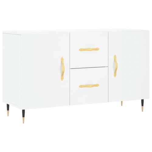 Komoda sjajna bijela 100x36x60 cm od konstruiranog drva - Visoko sjajno bijela 1 Cijena