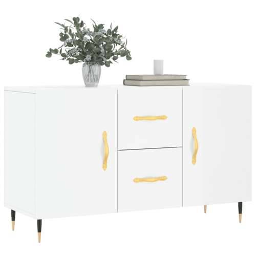 Komoda sjajna bijela 100x36x60 cm od konstruiranog drva - Visoko sjajno bijela 1 Cijena