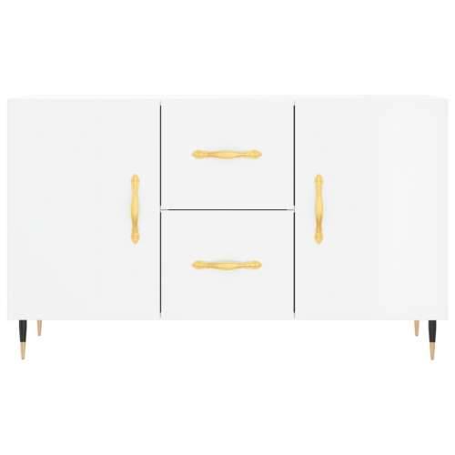 Komoda sjajna bijela 100x36x60 cm od konstruiranog drva - Visoko sjajno bijela 1 Cijena