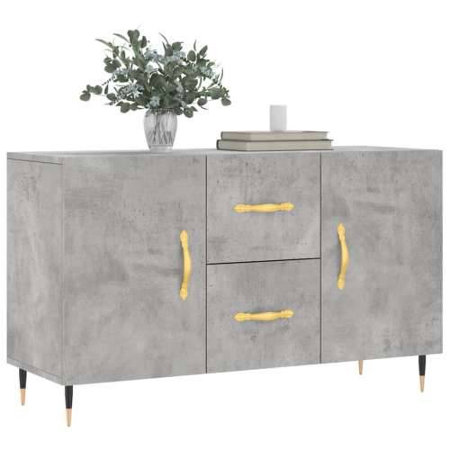 Komoda siva boja betona 100x36x60 cm od konstruiranog drva - Beton siva 1 Cijena