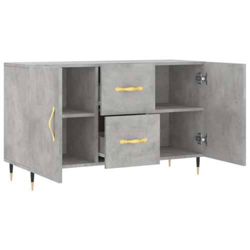 Komoda siva boja betona 100x36x60 cm od konstruiranog drva - Beton siva 1 Cijena