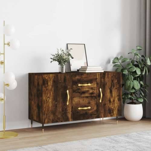 Komoda boja dimljenog hrasta 100 x 36 x 60 cm konstruirano drvo - Dimljeni hrast 1 Cijena