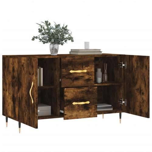 Komoda boja dimljenog hrasta 100 x 36 x 60 cm konstruirano drvo - Dimljeni hrast 1 Cijena