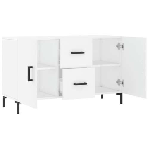 Komoda bijela 100x36x60 cm od konstruiranog drva - Bijela 1 Cijena