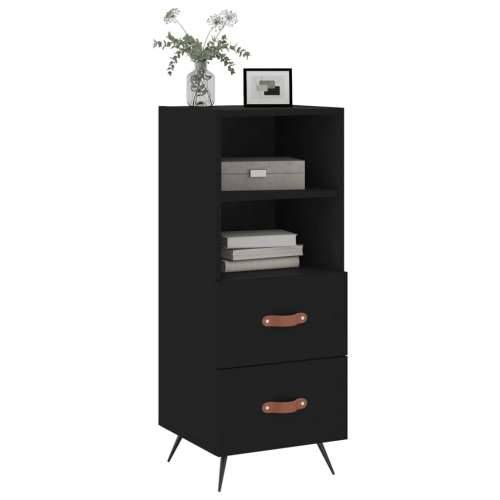 Komoda crna 34,5 x 34 x 90 cm od konstruiranog drva - Crna 1 Cijena