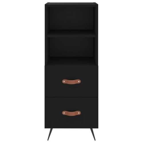 Komoda crna 34,5 x 34 x 90 cm od konstruiranog drva - Crna 1 Cijena