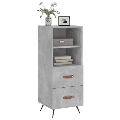 Komoda siva boja betona 34,5x34x90 cm od konstruiranog drva - Beton siva 1 Cijena