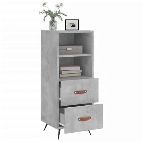 Komoda siva boja betona 34,5x34x90 cm od konstruiranog drva - Beton siva 1 Cijena
