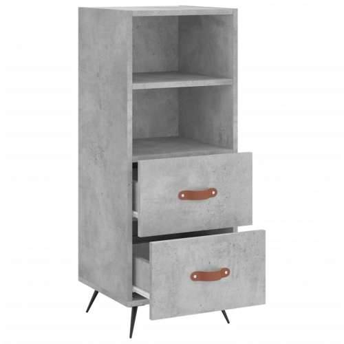 Komoda siva boja betona 34,5x34x90 cm od konstruiranog drva - Beton siva 1 Cijena