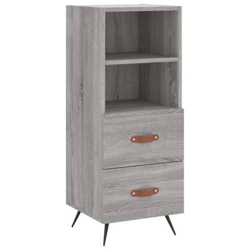 Komoda boja hrasta sonome 34,5x34x90 cm od konstruiranog drva - Sivi hrast sonoma 1 Cijena