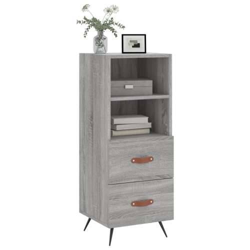 Komoda boja hrasta sonome 34,5x34x90 cm od konstruiranog drva - Sivi hrast sonoma 1 Cijena